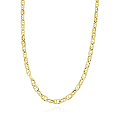 CARISSIMA Cadena Forzatina De Oro Amarillo De 9 Quilates Para Mujer De
