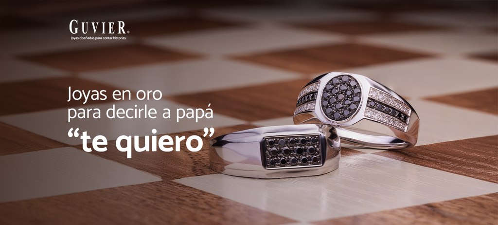 Joyas en oro para decirle a papá "te quiero"