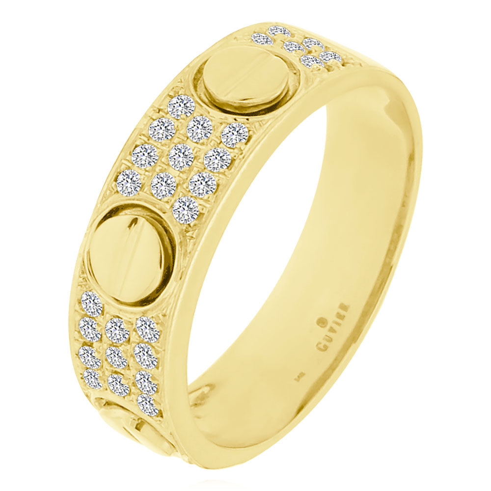 Anillo Oro  Con Diamante. (9695759794456)