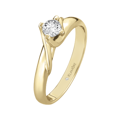 Compromiso Precios Anillos De Compromiso Oro Amarillo 14k Anillo