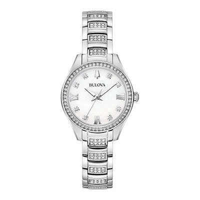 Rápido Folleto Paquete o empaquetar Reloj Bulova colección Cristales para Dama 96L311 96L311 – Guvier