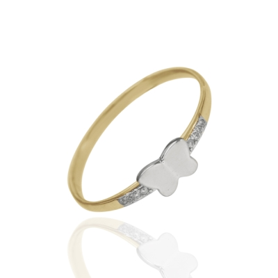 Anillo Mariposa Fantasy Diamond Oro y Diamante Guvier