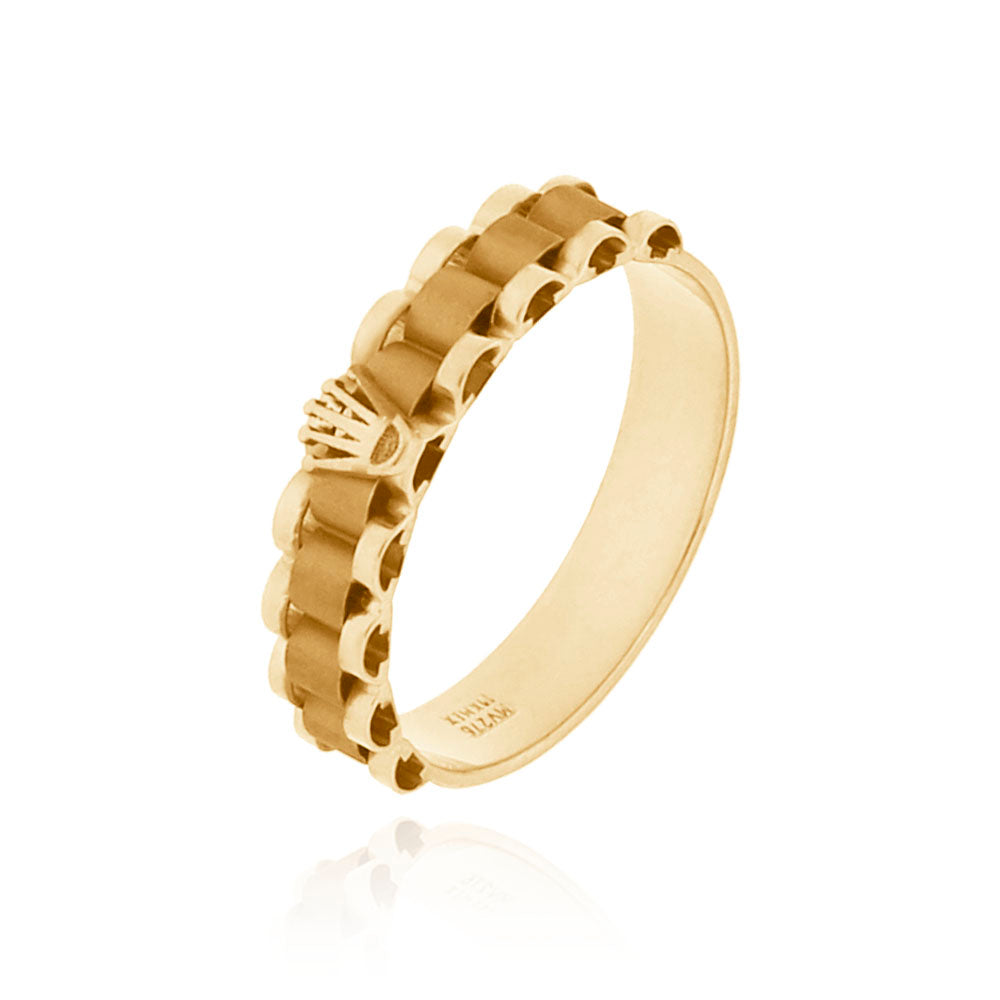 Anillo Oro 14K Mate GR172 Guvier