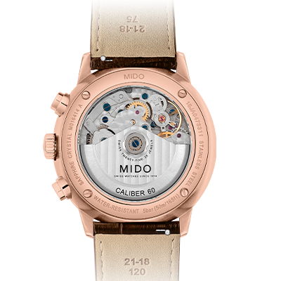 Reloj MIDO Commander M0164143608100 (8269344178456)