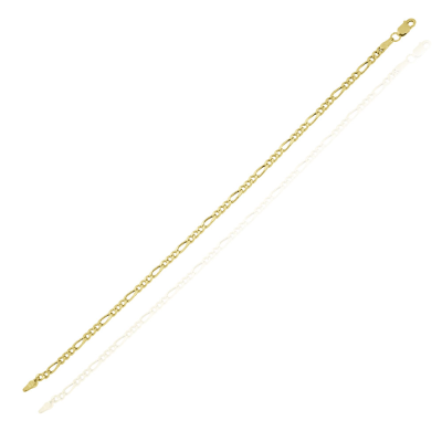 Pulsera Figaro 3X1 Oro 14K (8340578664728)