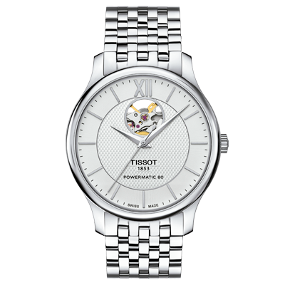 Reloj Tissot Tradition Open Heart T0639071103800 (4474249543753)