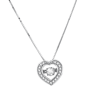 Dije Corazon  Con Cadena (10012882954) (8242213486872)