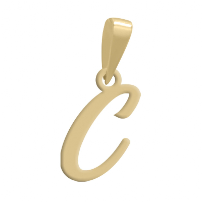 INICIAL ORO 14K - LETRA C (4453315313737)